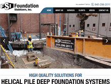 Tablet Screenshot of foundationstabilizers.com